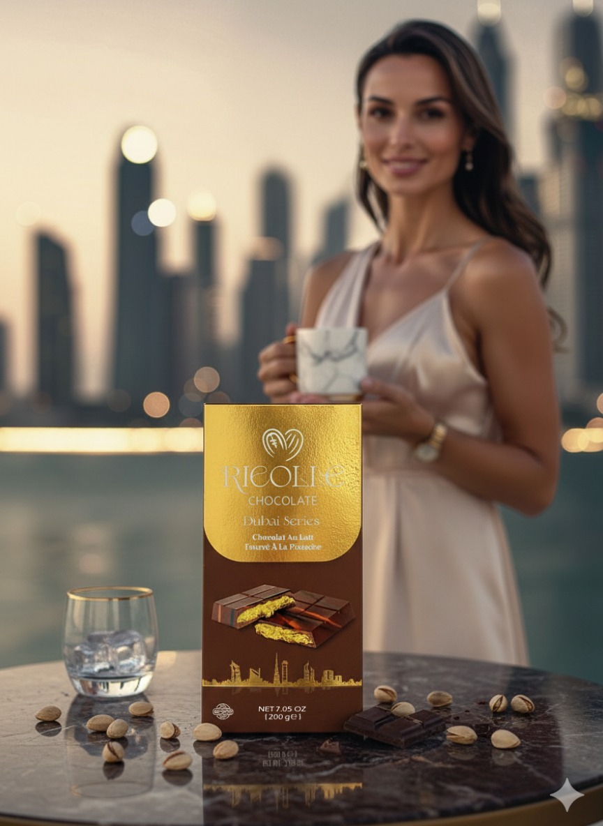 Ricolle Chocolate Dubai Series 200 Gr - الصورة 2